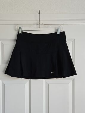 Nike Black Tennis Skirt with Swoosh